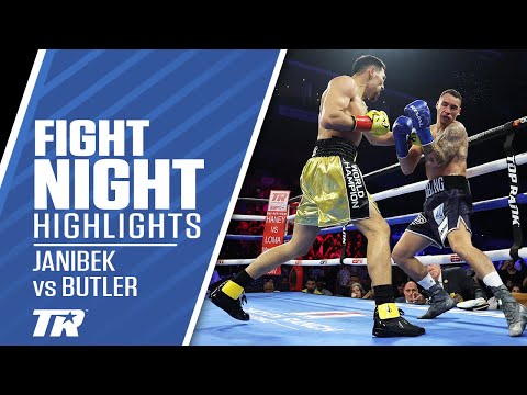 Janibek Drops Butler Three Times In TKO Win | FIGHT HIGHLIGHTS