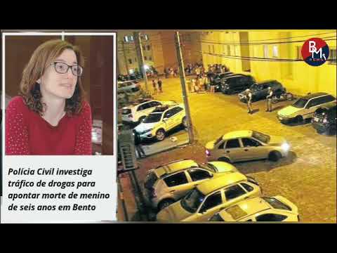 Polícia investiga tráfico de drogas para apontar autores de homicídio de criança em Bento
