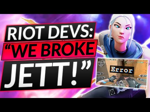 Valorant Devs: "We BROKE JETT" - NEW GAME BREAKING BUGS and LAG - Update Guide