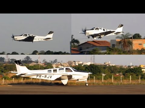 Beechcraft Bonanza G36 Takeoff | Beech Bonanza | Formosa-GO SWFR | PR-RJV | Air Brasilia Aviation Video