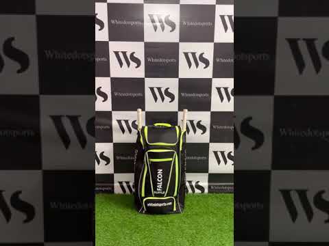 Whitedot black falcon cricket kit bag