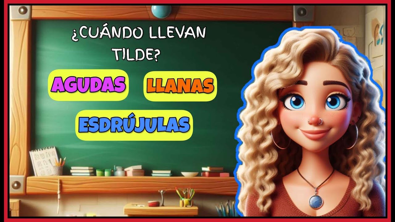 ¡Aventuras con las TILDES! Agudas, Llanas y Esdrújulas Divertidas
