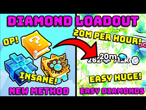 😱 INSANE DIAMOND LOADOUT THAT WILL GIVES YOU EASY DIAMONDS "20 MILLION PER HOUR" IN PET SIM 99