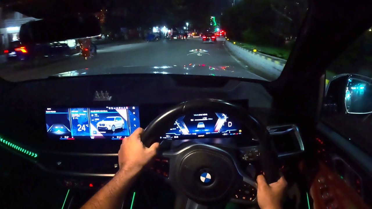 POV- BMW X7 In Indian City Rush Hour| Part 2 Review. #bmw #x7 #india
