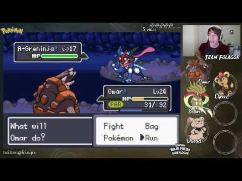 ASH GRENINJA!!!! LA MUERTE DE PAUCAR - Pokémon R ShinyLocke Cap.12