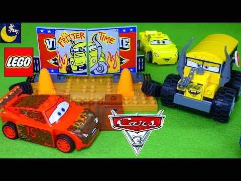 NEW LEGO Juniors Disney Cars 3 Toys Thunder Hollow Crazy 8 Race Miss Fritter Lightning McQueen Toys