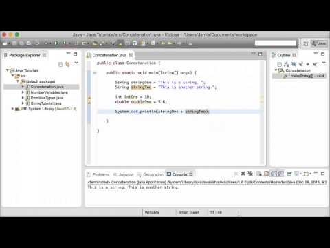 Java Tutorial 5 Concatenation