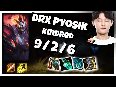 Kindred vs Graves DRX Pyosik JUNGLE (9/2/6) Gameplay Replay - Patch 10.24