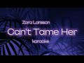 Zara Larsson - Can't Tame Her (karaoke/instrumental)