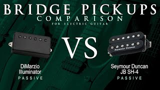Video thumbnail for DiMarzio ILLUMINATOR vs Seymour Duncan JB SH-4 - Passive Bridge Guitar Pickup Comparison Tone Demo by Mike Stamper