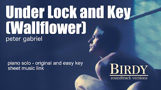 Wallflower - Under Lock and Key - piano solo - Peter Gabriel