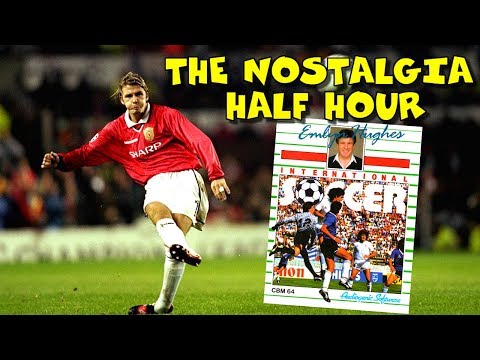 Emlyn Hughes International Soccer Commodore 64 - The Nostalgia Half Hour Retro Gaming Playthrough