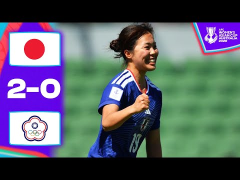 Japan’s class settles it late! | Japan - Chinese Taipei | Highlights | AFC Women's Asian Cup™