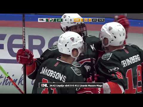 OHL: HK Liepāja - HS Rīga (25.09.2021) Spēles labākie momenti