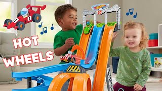 Little People Hot Wheels Playset (Toy Review)