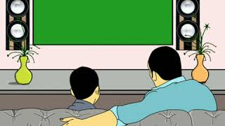 Download lagu Green Screen | Animasi Nonton TV mp3