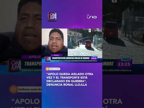 Apolo queda aislado otra vez y el transporte está declarado en quiebra
