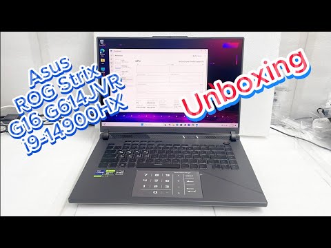 Asus ROG Strix G16 G614JVR i9-14900HX Unboxing | Asus ROG Strix G16