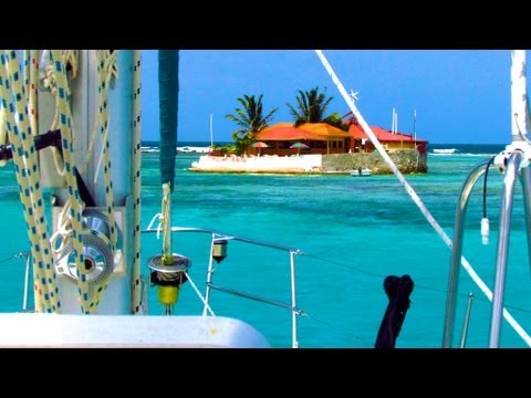 Sailing in the Grenadines - Happy Island, Caribbean