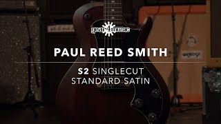 Video thumbnail for PRS S2 Singlecut Standard Satin Electric Guitar Demo by Gear4music Guitars