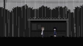 花束と通り雨