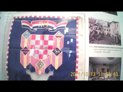 Ostaci raketa i bombi kojima je JNA napala Banske dvore 07.10.1991.