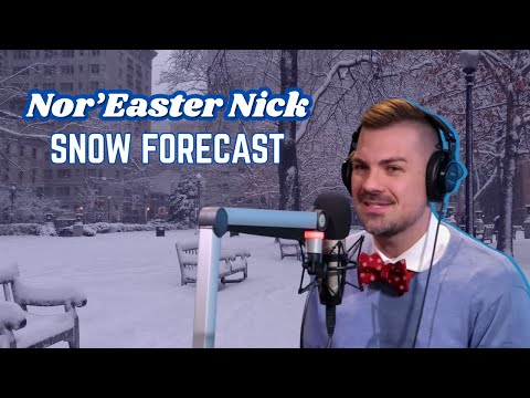 Nor'easter Nick dives into love of weather + weekend forecast prediction on Preston and Steve