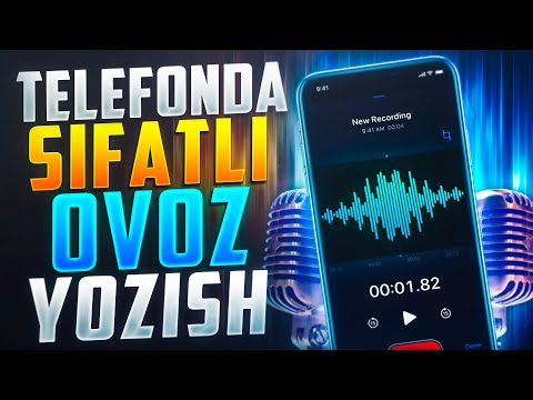 TELEFONDA OVOZ YOZISH //QANDAY QILIB OVOZ YOZISH? //SIFATLI OVOZ YOZISH