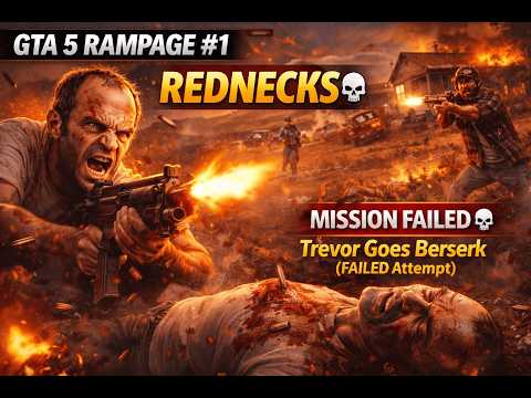 GTA 5 Rampage #1 – Rednecks 💀 Trevor Goes Berserk (FAILED Attempt)