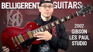 Video thumbnail for Belligerent Guitars #1 - 2002 Gibson Les Paul Studio by Kyle Bull