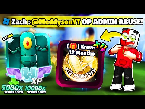 The CRAZIEST ADMIN ABUSE EVER In SpongeBob TD..