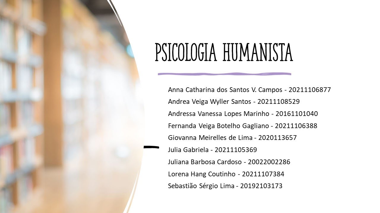 História da Psicologia Humanista