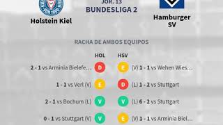 Previa Holstein Kiel vs Hamburger SV - Jornada 13 - Bundesliga 2 2019 - Pronósticos y hora...