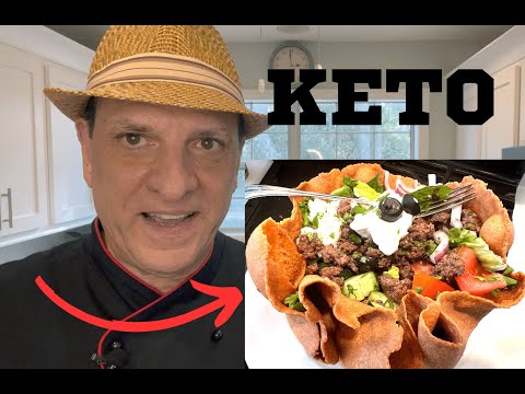 Keto Taco Salad with Keto Bowl || Comedy Kitchen With Chef Cell