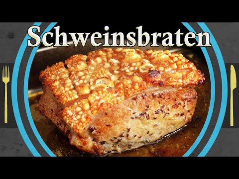 das einfachste Schweinsbraten, Krustenbraten Rezept (mit knuspriger Kruste)