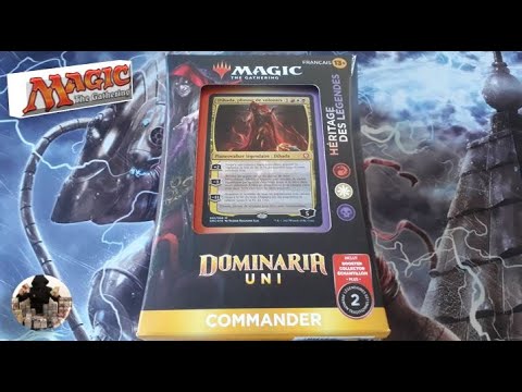 I open the Dominaria United Edition Commander, Legacy of Legends deck