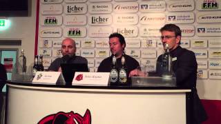 preview picture of video 'DEL 2: Pressekonferenz nach dem Spiel der Kassel Huskies in Bad Nauheim'