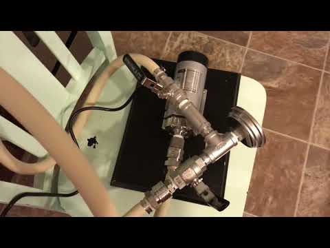 New kettle and makeshift HERMS all grain brew