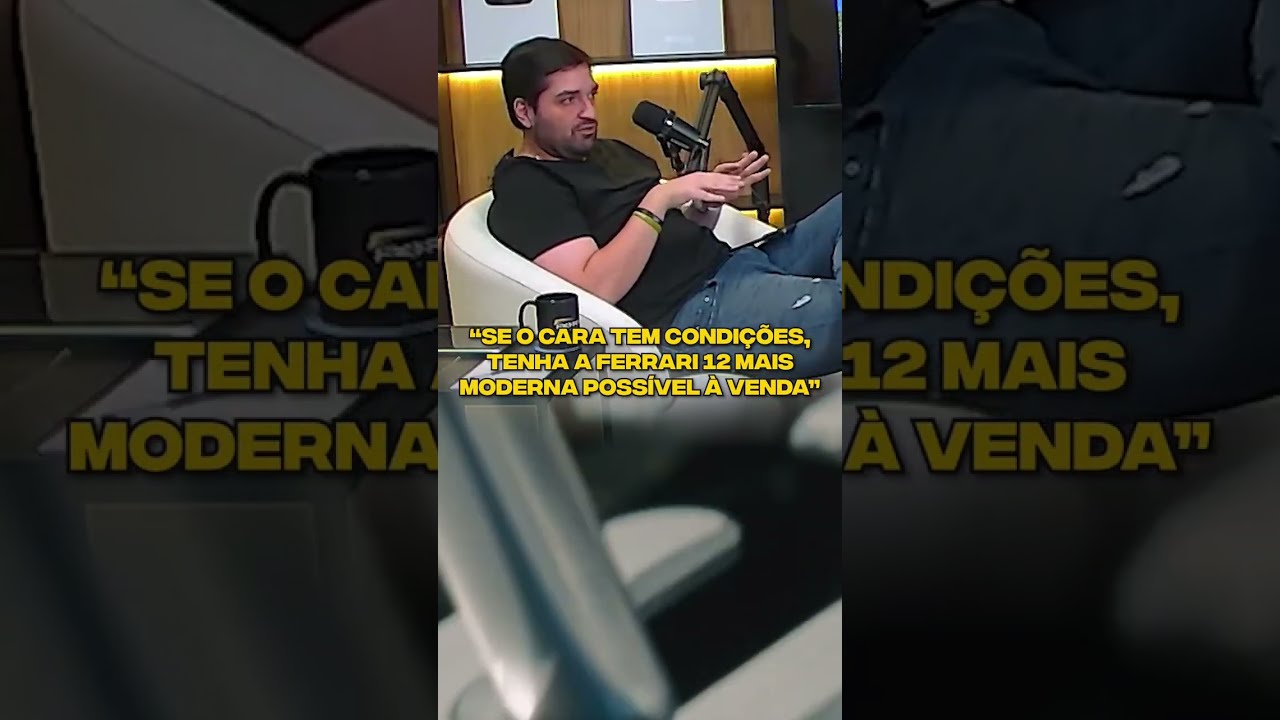 “Se o cara tem condições, tenha a Ferrari 12 mais moderna possível à venda” #shorts