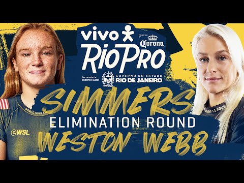 Caitlin Simmers vs Tatiana Weston-Webb | VIVO Rio Pro - Elimination Round Heat Replay