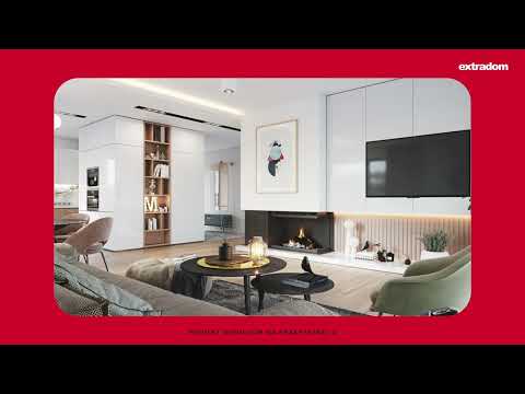 Projekt domu parterowego Dom na praktycznej 2: dom nowoczesny od Extradom.pl