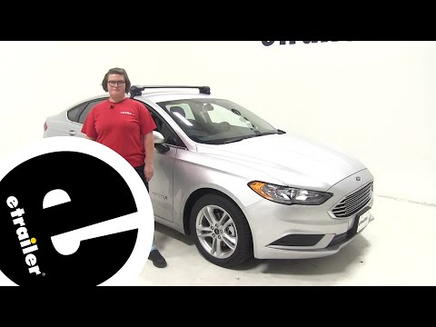 etrailer | Fit Check: Inno Aero Flush Roof Rack for Naked Roofs on a 2018 Ford Fusion