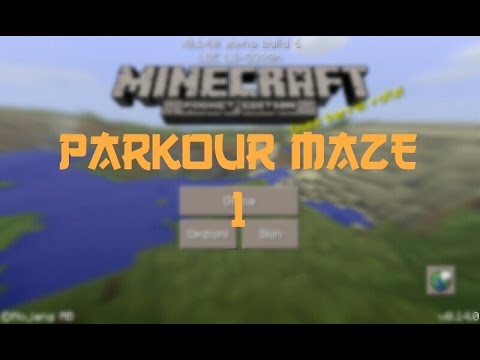 MCPE PARKOUR MAZE #1 ~Creeper infame per te solo le lame~