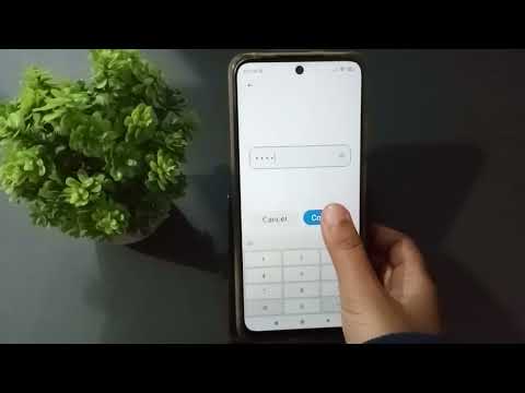 how to set pin lock poco f4