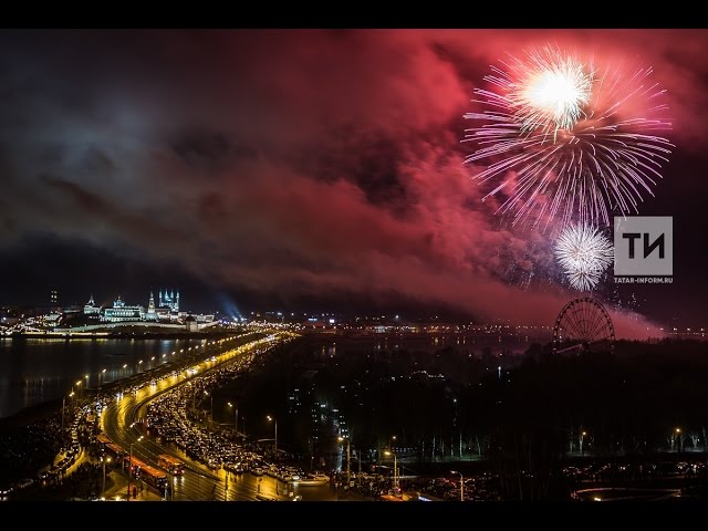 Праздничный салют, посвященный 72-ой годовщине победы в Великой Отечественной войне