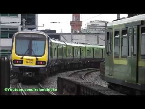 Irish Rail 29000 and 8300 Class Trains - Pearse Station, Dublin
