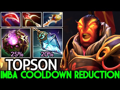 TOPSON [Ember Spirit] Nonstop Spam Skill Imba Cooldown Reduction Build Dota 2