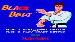 Sega Master System - Black Belt