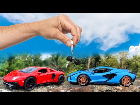 Lamborghini VS Lamborghini Essenza SCV12 | Scale 1:24 Model | Collectible | Miniature 🤩 ⚡