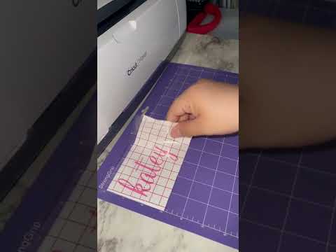 Vinyl decal with my Cricut